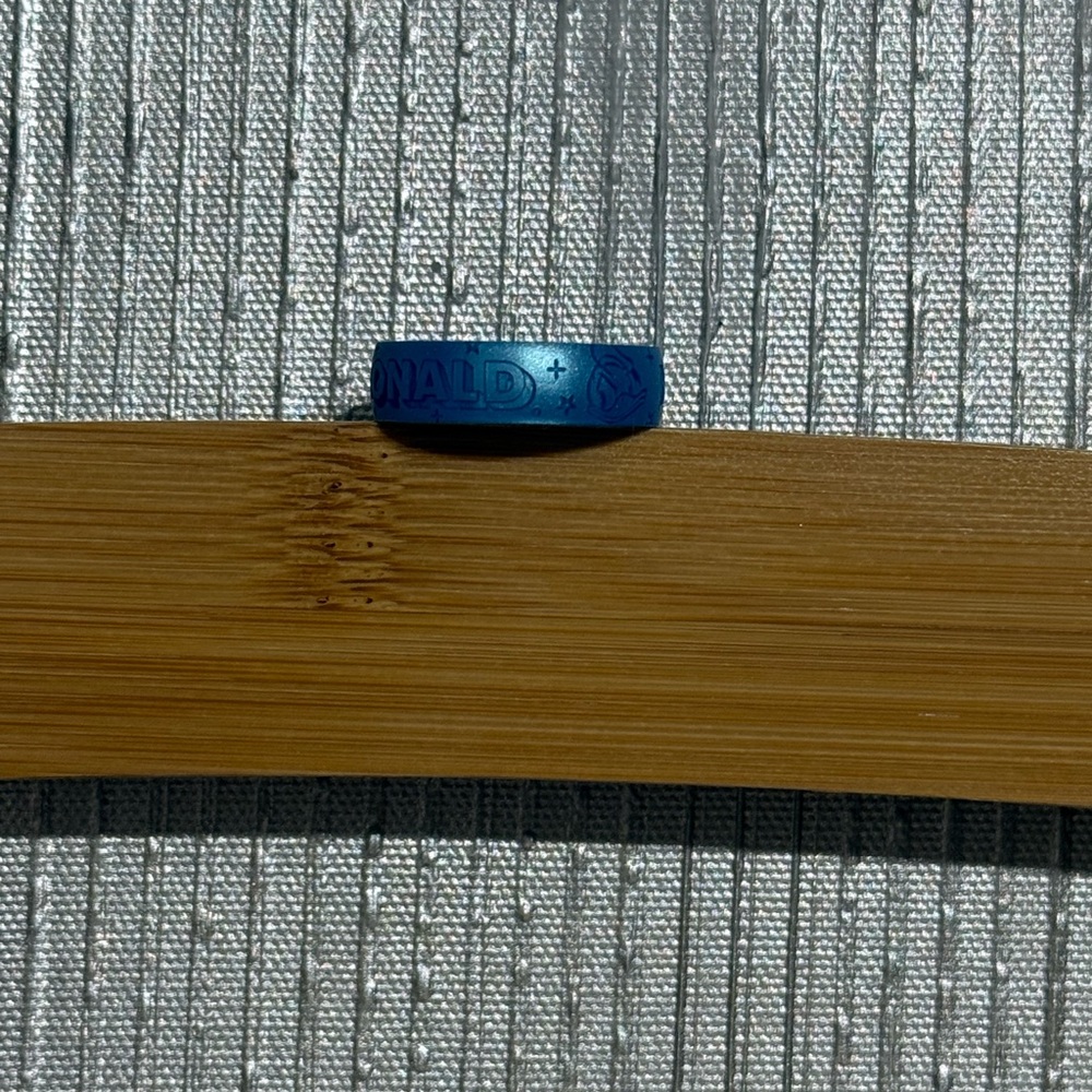 Blue Enso Donald Duck Silicone Ring